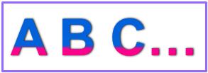 A B C ....